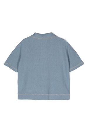 polo in lino blu ELEVENTY KIDS | EU9P21Z212460D